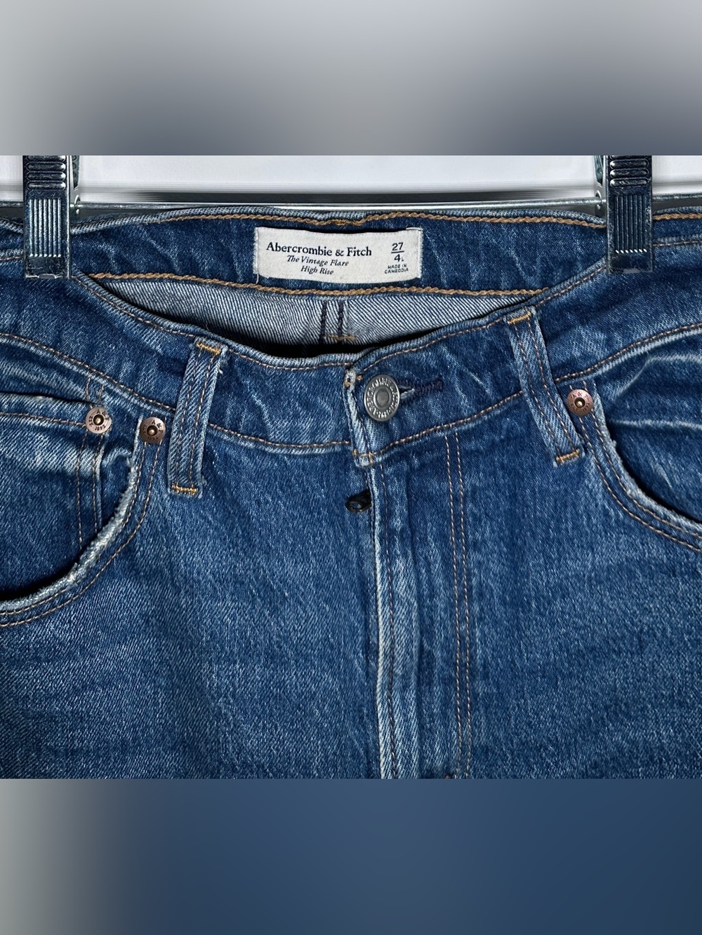 Abercrombie & Fitch Women's The Vintage Flare High Rise Jean